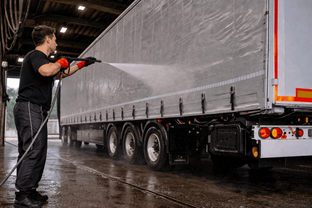 LKW-Wäsche